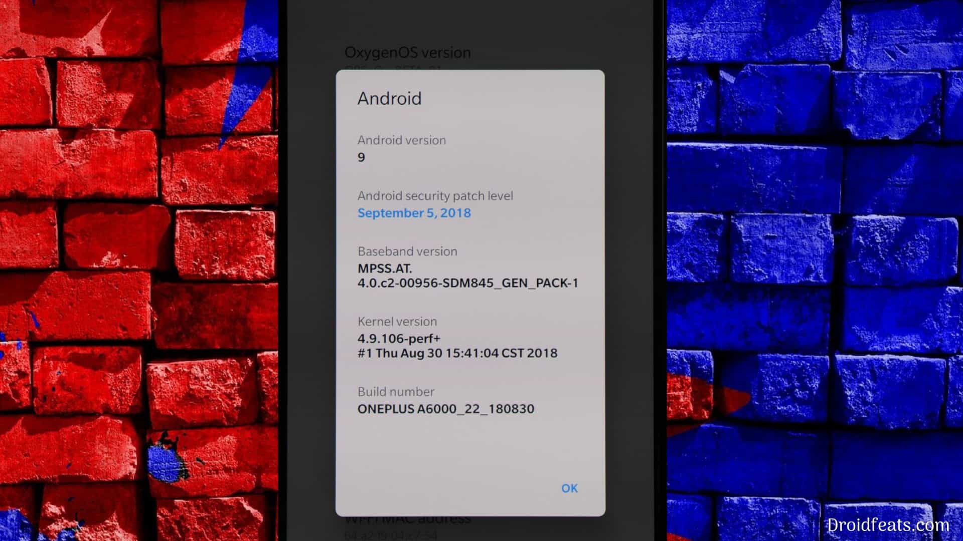 OnePlus 6 Pie update