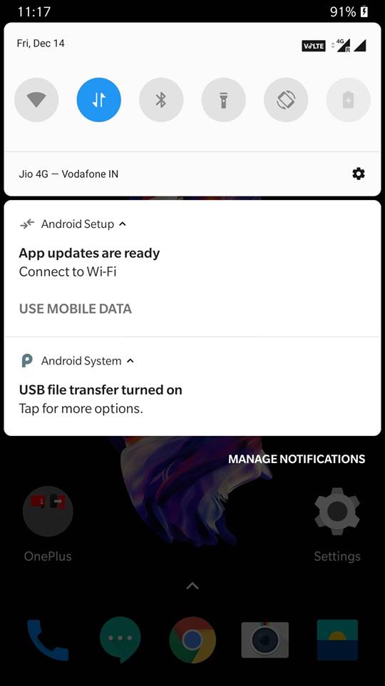 OOS Pie screenshot