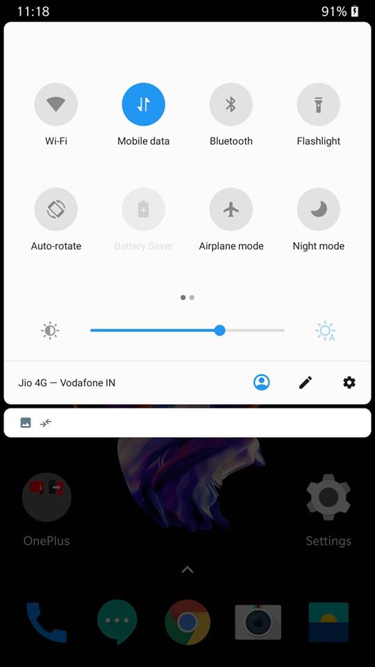 OOS Pie screenshot