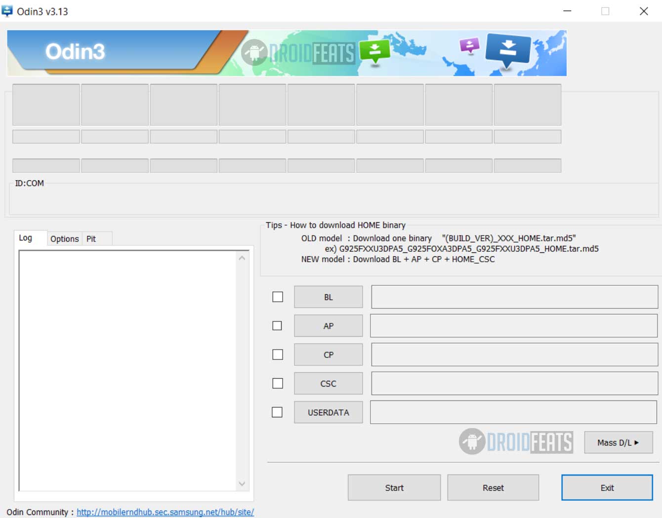 Odin Flash Tool