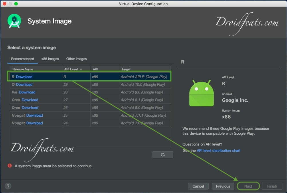 Android R installation Android R installation