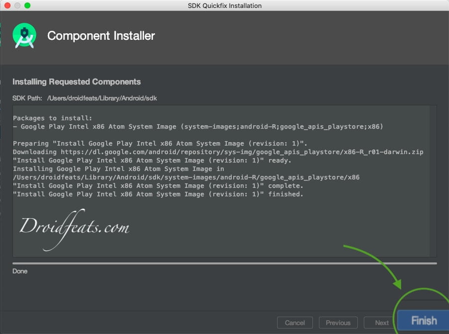 Android Studio component installer Android Studio component installer