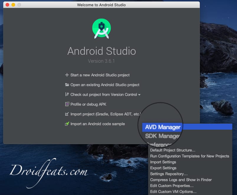 Android Studio configuration Android Studio configuration